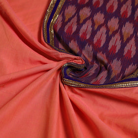 Handloom mangalagiri patchwork cotton unstitched kurta