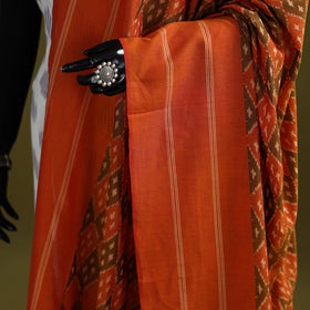 Handloom mercerised cotton pochampally ikat dupatta 01