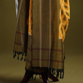 Handloom mercerised cotton pochampally ikat dupatta 35
