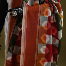 Handloom mercerised cotton pochampally ikat dupatta 39