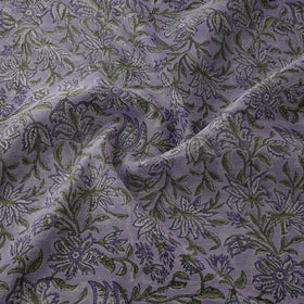 Handloom mul chanderi mughal butta hand block sanganeri