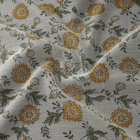 Handloom mul chanderi mughal butta hand block sanganeri