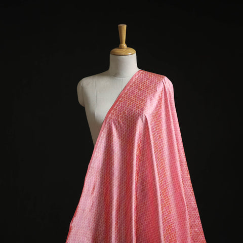Handloom mulberry katan silk pochampally ikat fabric 03