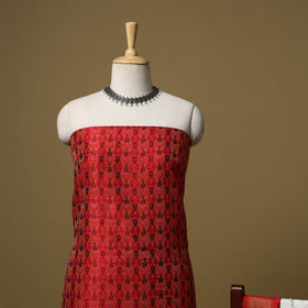 Handloom mulberry silk pochampally ikat 2pc unstitched