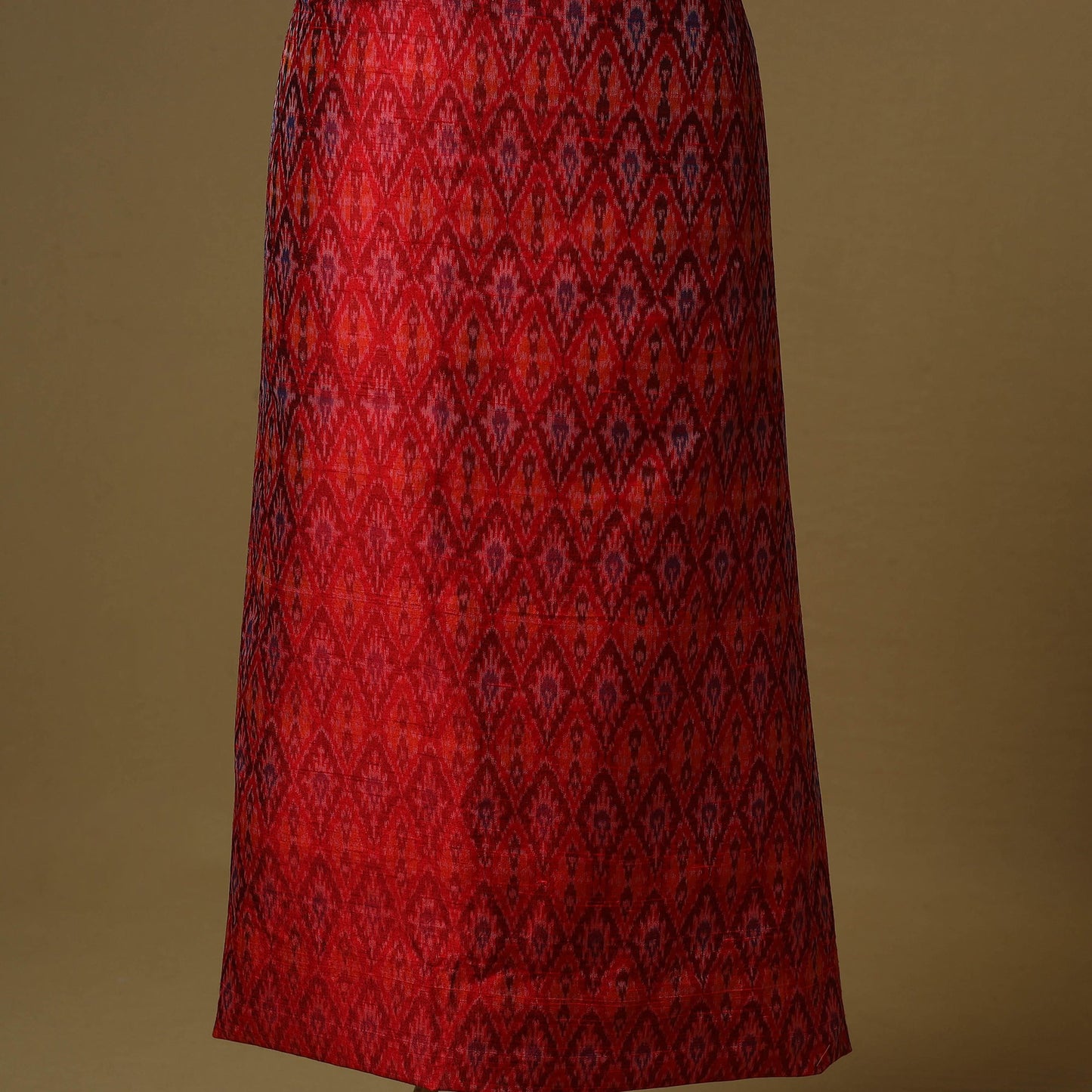 Handloom mulberry silk pochampally ikat 2pc unstitched