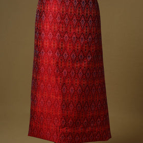 Handloom mulberry silk pochampally ikat 2pc unstitched