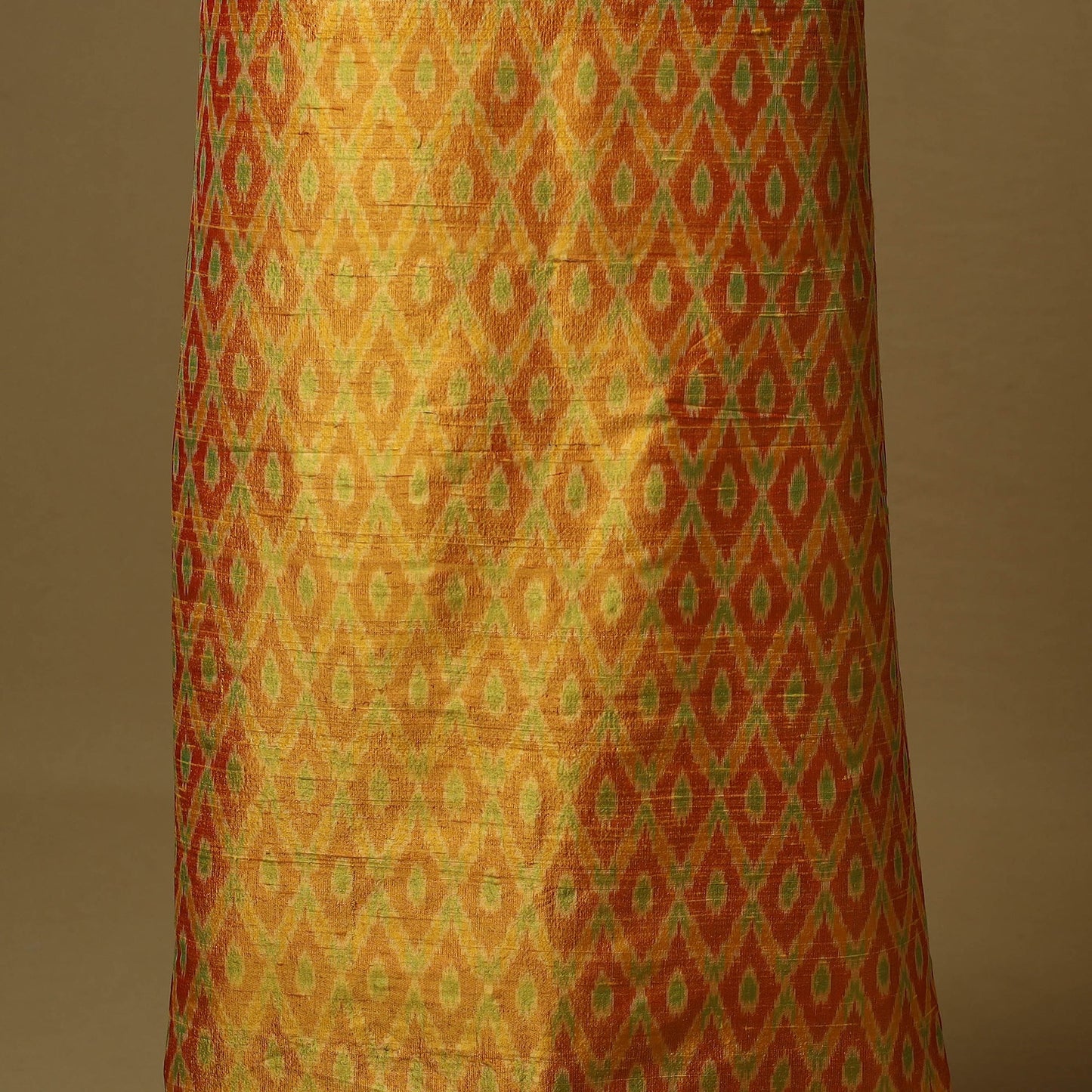 Handloom mulberry silk pochampally ikat 2pc unstitched