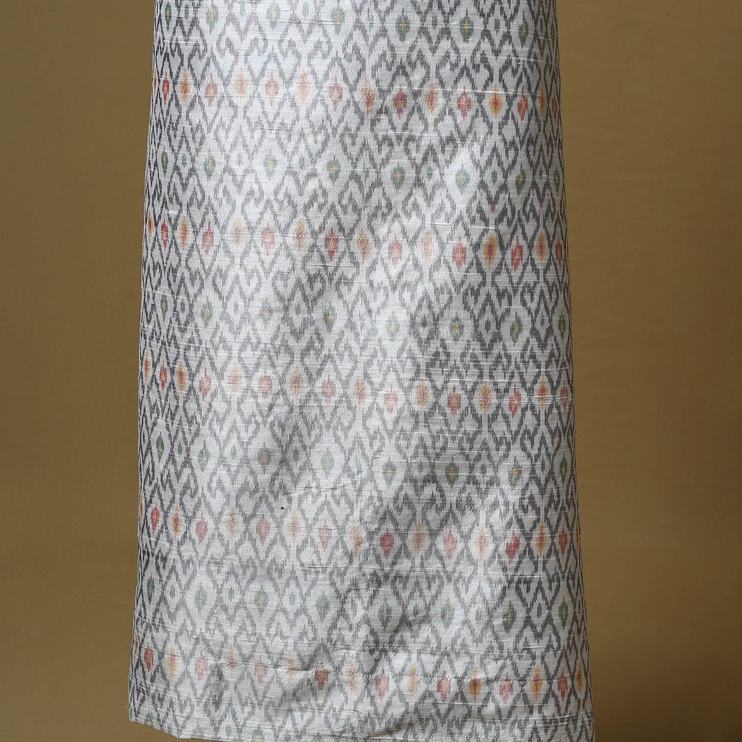 Handloom mulberry silk pochampally ikat 2pc unstitched