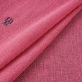 Handloom organic buti kala cotton fabric 01 - handcrafted