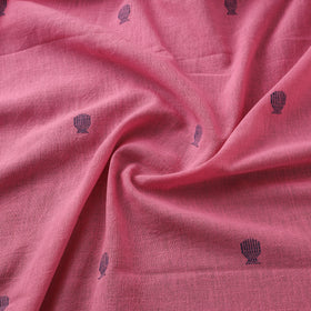 Handloom organic buti kala cotton fabric 01 - handcrafted