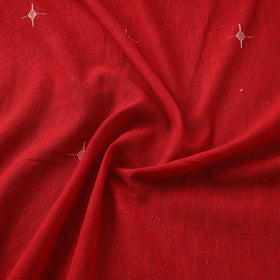 Handloom organic buti kala cotton fabric 02 - handcrafted