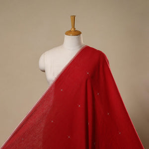 Handloom organic buti kala cotton fabric 02 - handcrafted