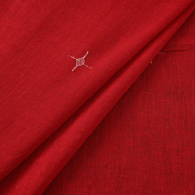 Handloom organic buti kala cotton fabric 02 - handcrafted