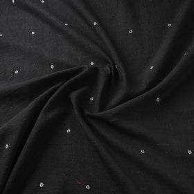 Handloom organic buti kala cotton fabric 04 - handcrafted