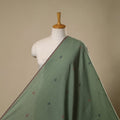 Handloom organic buti kala cotton fabric 05 - handcrafted