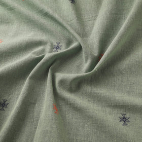 Handloom organic buti kala cotton fabric 05 - handcrafted