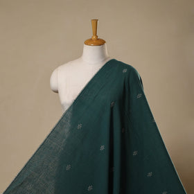 Handloom organic buti kala cotton fabric 06 - handcrafted