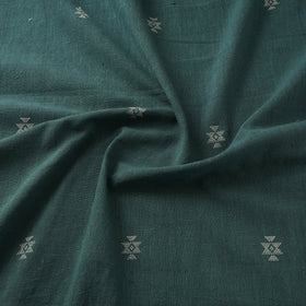 Handloom organic buti kala cotton fabric 06 - handcrafted