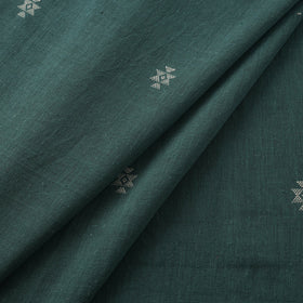 Handloom organic buti kala cotton fabric 06 - handcrafted