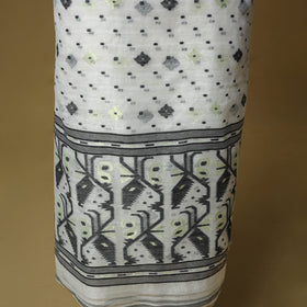 Handloom phulia jamdani silk cotton 2pc unstitched dress