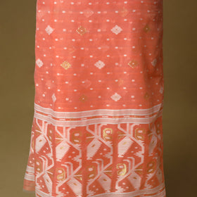 Handloom phulia jamdani silk cotton 2pc unstitched dress