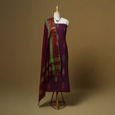 Handloom pochampally central asian ikat cotton 2pc