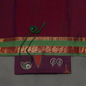 Handloom pochampally central asian ikat cotton 2pc