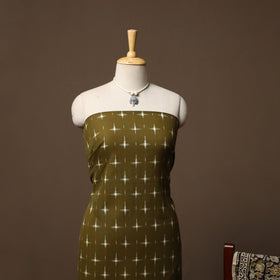 Handloom pochampally ikat cotton 2pc unstitched dress