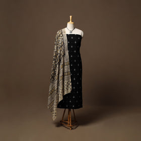 Handloom pochampally ikat cotton 2pc unstitched dress