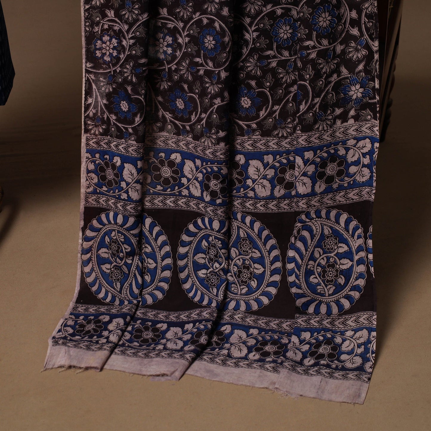 Handloom pochampally ikat cotton 2pc unstitched dress