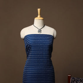 Handloom pochampally ikat cotton 2pc unstitched dress