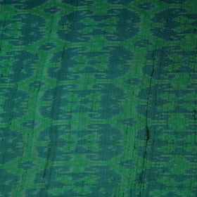 Handloom raw silk pochampally ikat fabric 01 - handcrafted