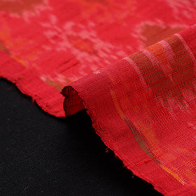 Handloom raw silk pochampally ikat fabric 01 - handcrafted