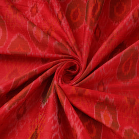 Handloom raw silk pochampally ikat fabric 01 - handcrafted