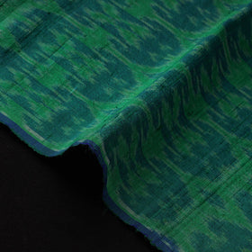 Handloom raw silk pochampally ikat fabric 01 - handcrafted