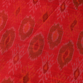 Handloom raw silk pochampally ikat fabric 01 - handcrafted