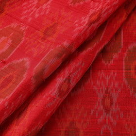 Handloom raw silk pochampally ikat fabric 01 - handcrafted