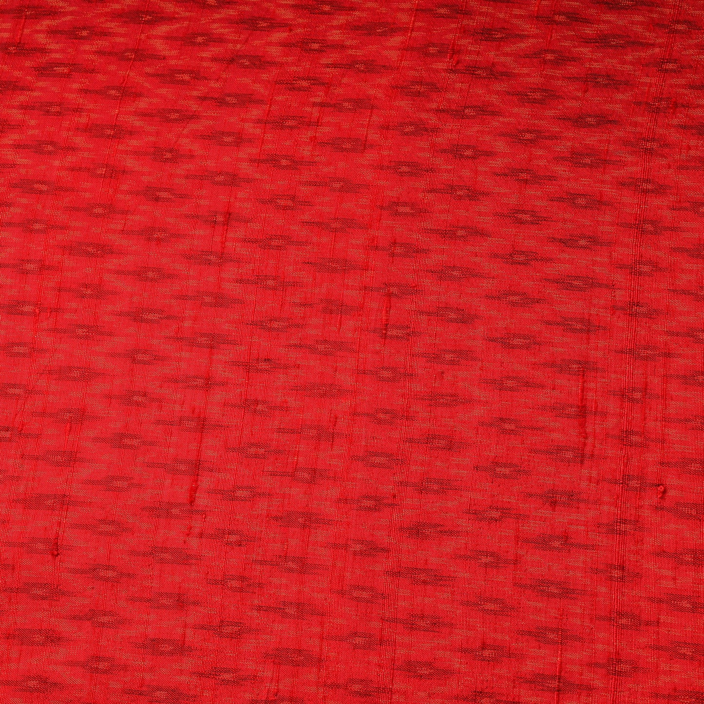 Handloom raw silk pochampally ikat fabric 02 - handcrafted
