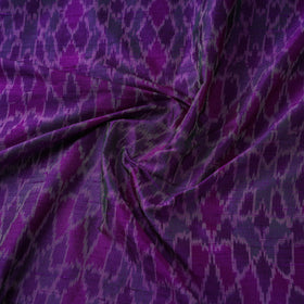 Handloom raw silk pochampally ikat fabric 09 - handcrafted