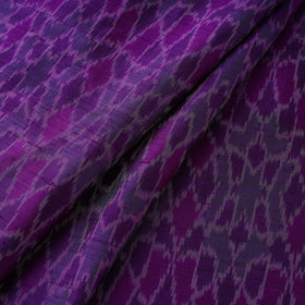 Handloom raw silk pochampally ikat fabric 09 - handcrafted