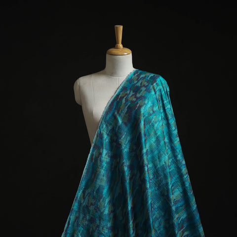 Handloom raw silk pochampally ikat fabric 11 - handcrafted