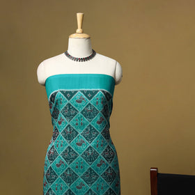 Handloom sambalpuri ikat cotton 3pc unstitched dress