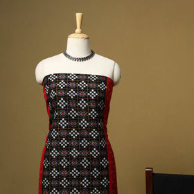 Handloom sambalpuri ikat cotton 3pc unstitched dress