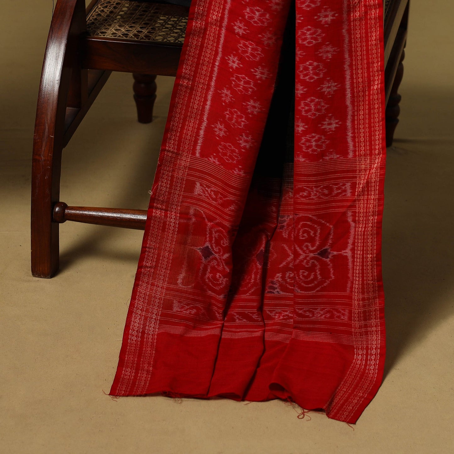 Handloom sambalpuri ikat cotton 3pc unstitched dress