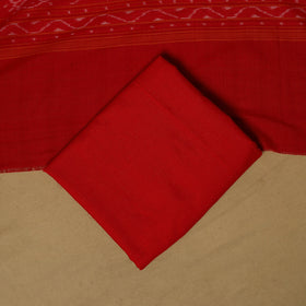 Handloom sambalpuri ikat cotton 3pc unstitched dress