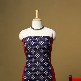 Handloom sambalpuri ikat cotton 3pc unstitched dress