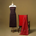 Handloom sambalpuri ikat cotton 3pc unstitched dress