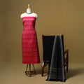 Handloom sambalpuri ikat cotton 3pc unstitched dress