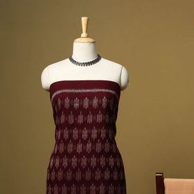 Handloom sambalpuri ikat cotton 3pc unstitched dress