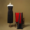Handloom sambalpuri ikat cotton 3pc unstitched dress